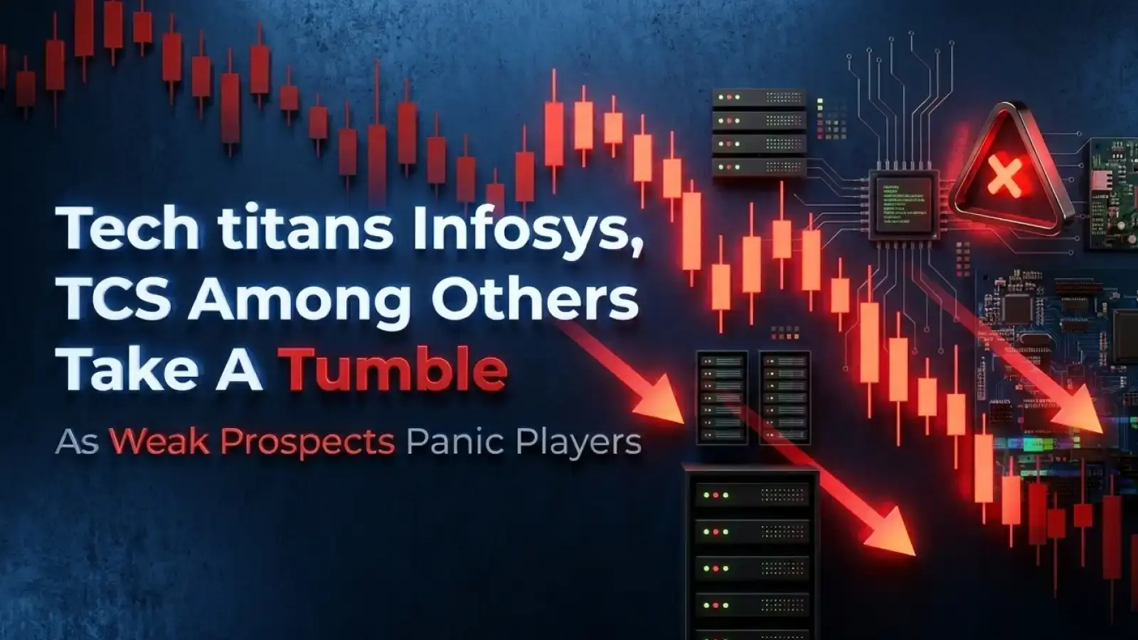 Tech titans Infosys, TCS Among Others Take A Tumble As Weak Prospects Panic Players