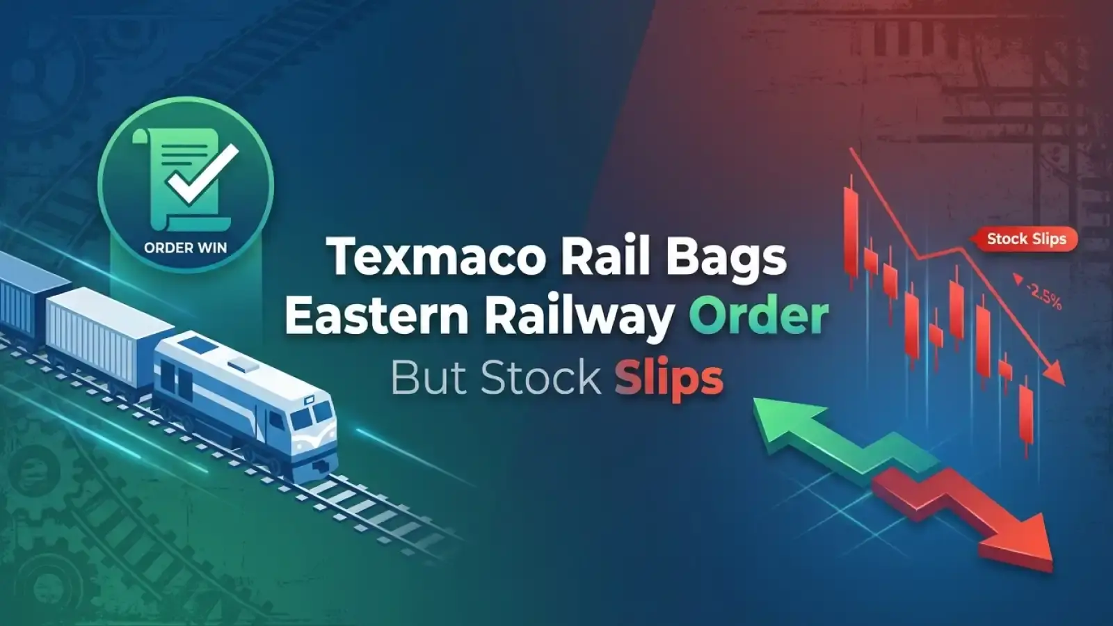Texmaco Rail Bags Eastern Railway Order, But Stock Slips