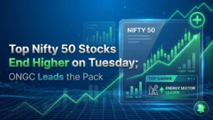 Top Nifty 50 Stocks End Higher on Tuesday; ONGC Leads the Pack
