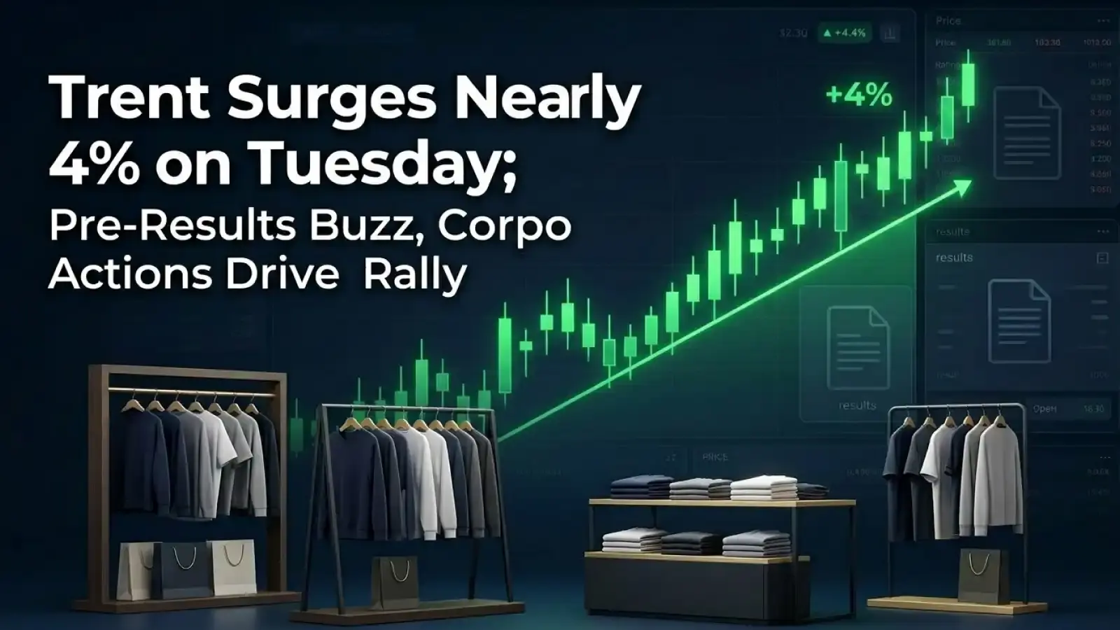 Trent Surges Nearly 4% on Tuesday; Pre-Results Buzz, Corpo Actions Drive Rally