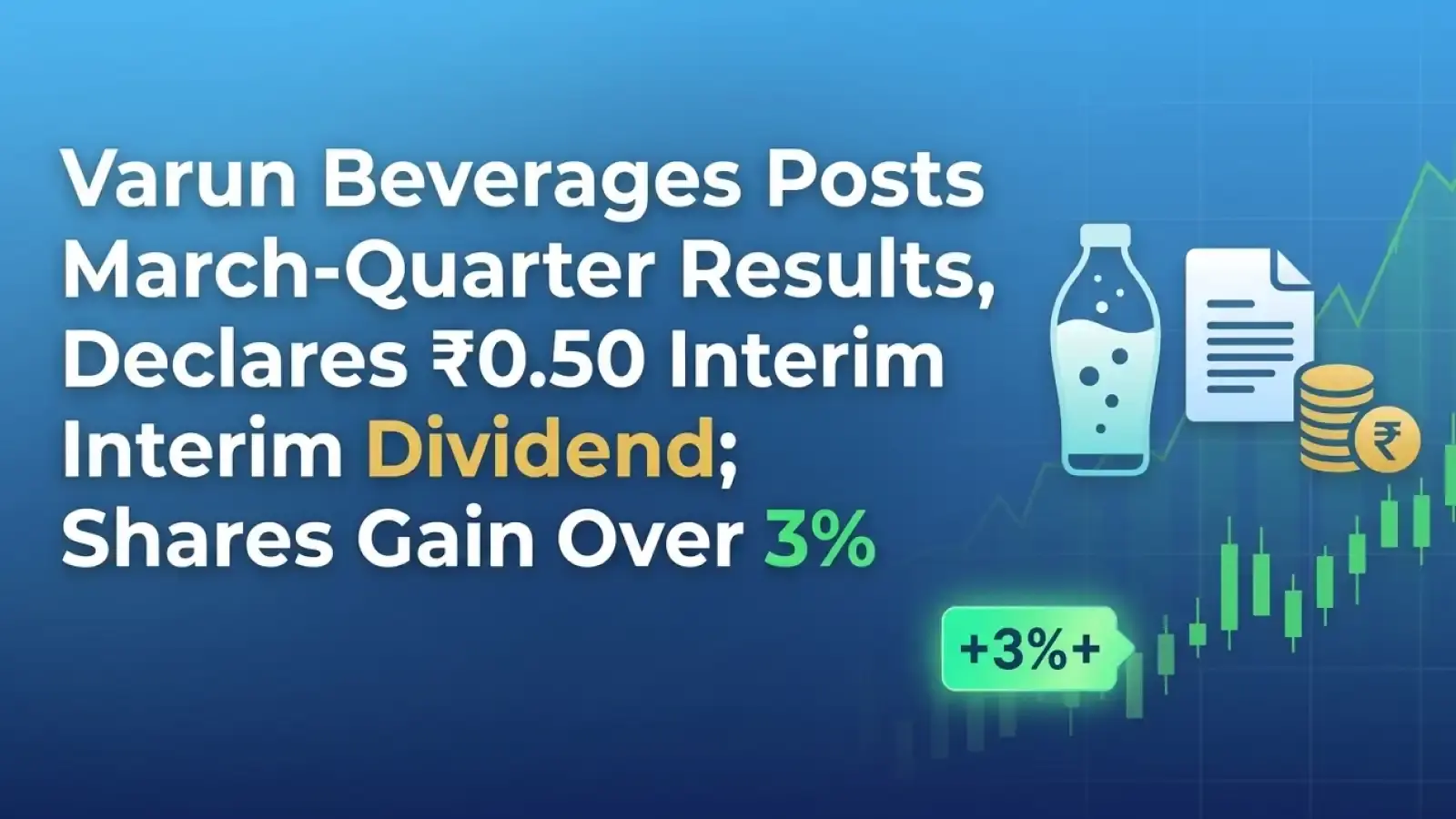 Varun Beverages Posts March-Quarter Results, Declares ₹0.50 Interim Dividend; Shares Gain Over 3% 