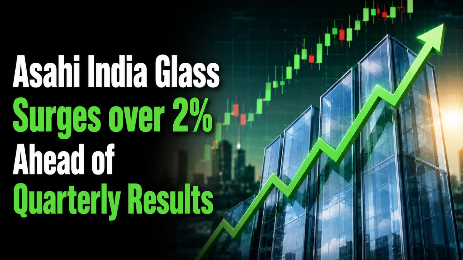 Asahi India Glass Surges Over 2% Ahead of Quarterly Results; Weekly Chart Shows Sharp Uptrend 