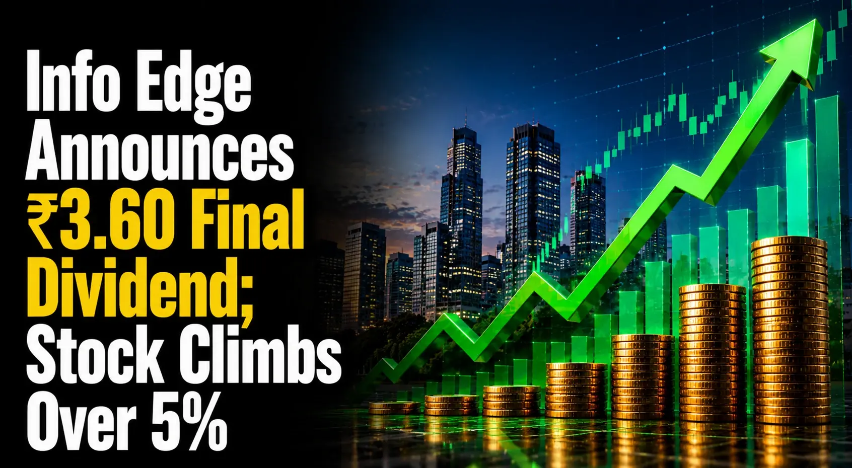 Info Edge Announces ₹3.60 Final Dividend; Stock Climbs Over 5% 