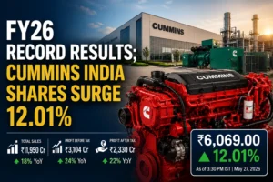 Cummins India Delivers Best-Ever Annual Revenue And Profit; Shares Up 12.01%