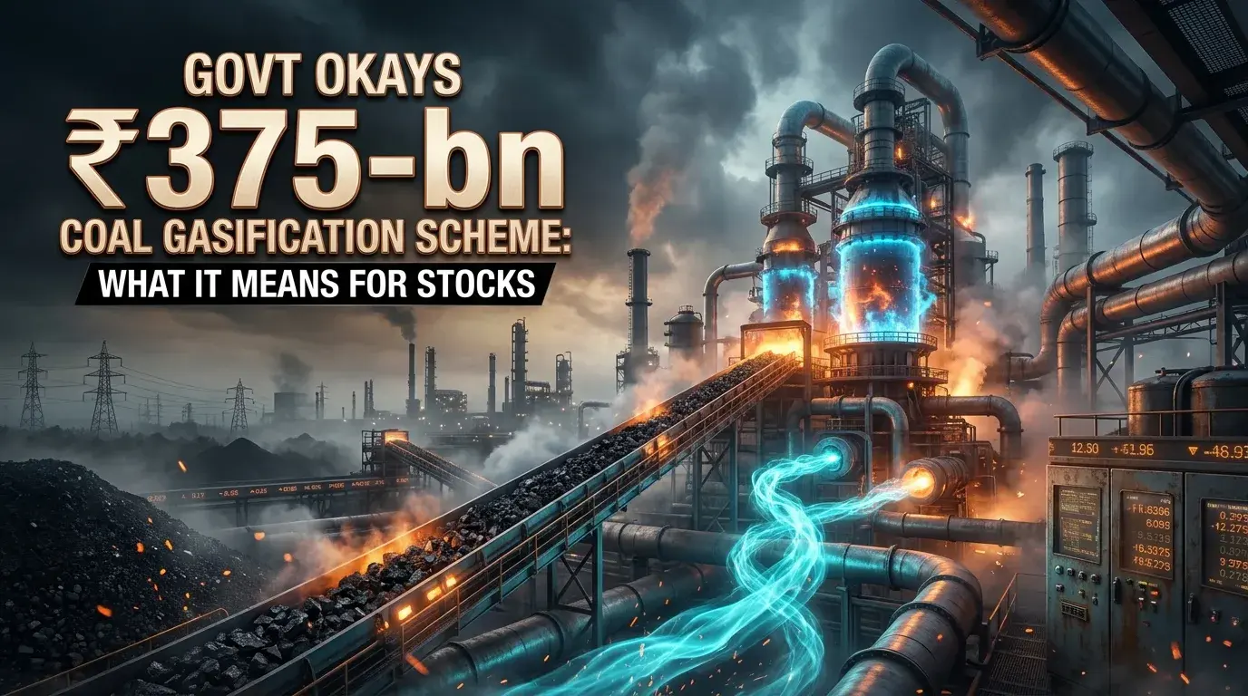 Govt Okays ₹375-billion Coal Gasification Scheme: What It Means for Stocks
