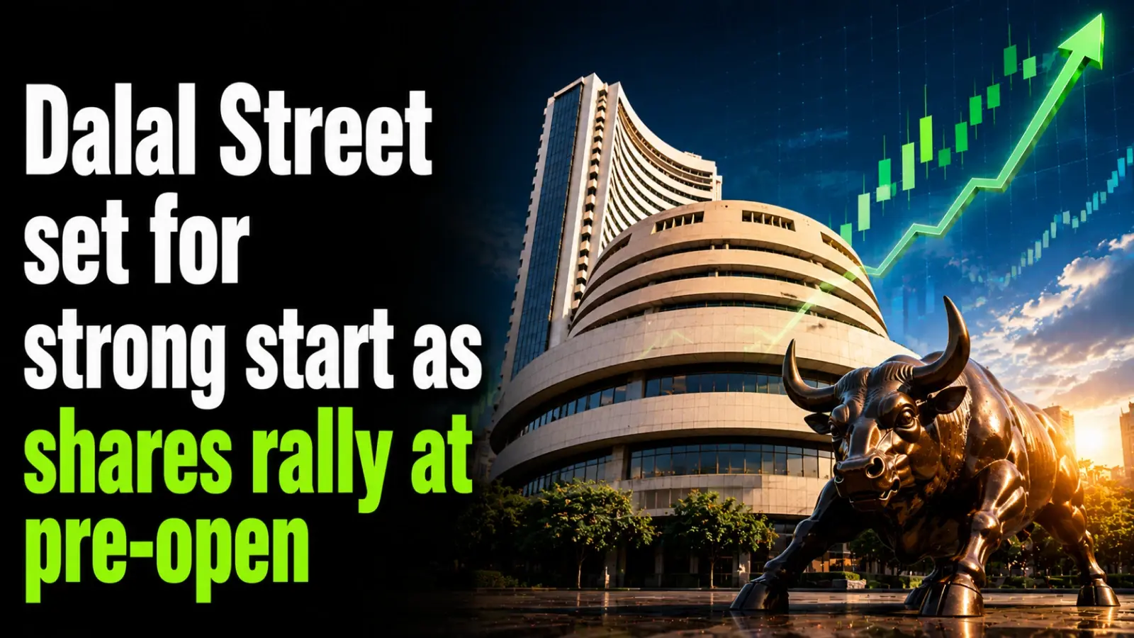 Dalal Street Set for Strong Start as Shares Rally at Pre-Open