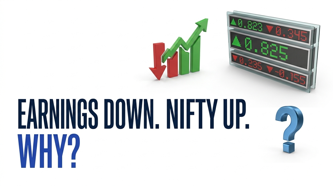 Why Nifty Hit All Time Highs While Corporate Earnings Were Actually Falling: Explained Simply