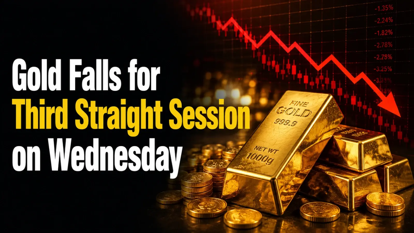 Gold Rate Today, May 27, 2026: Gold Falls for Third Straight Session on Wednesday; 24K Drops ₹600 per 10 gram