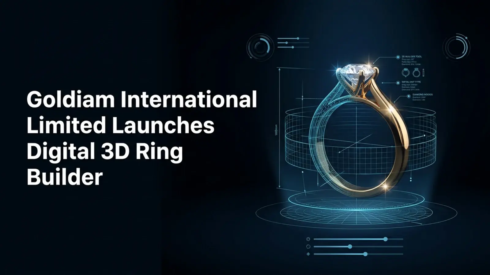 Goldiam International Limited Launches Digital 3D Ring Builder