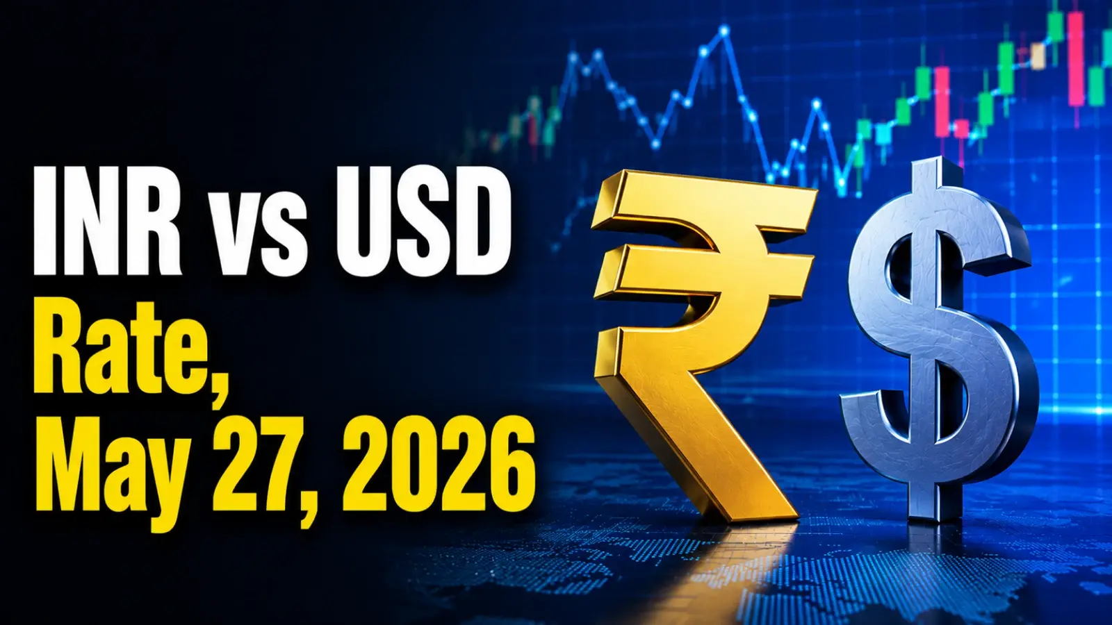 INR vs USD Rate, May 27, 2026: Rupee Steadies at 95.71 as Easing Crude Prices and State-run Bank Dollar Sales Support Sentiment