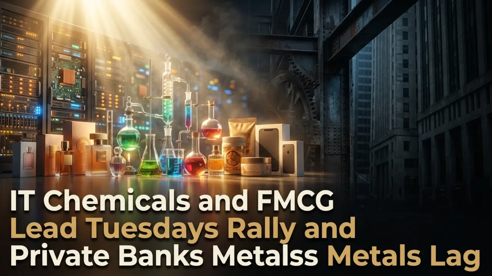 IT, Chemicals and FMCG Lead Tuesday's Rally; Private Banks, Metals Lag