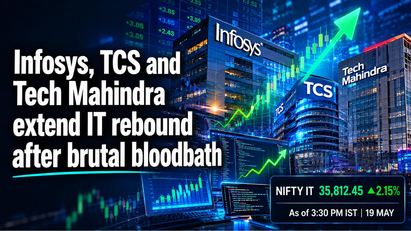 Infosys, TCS And Tech Mahindra Extend IT Rebound After Brutal Bloodbath