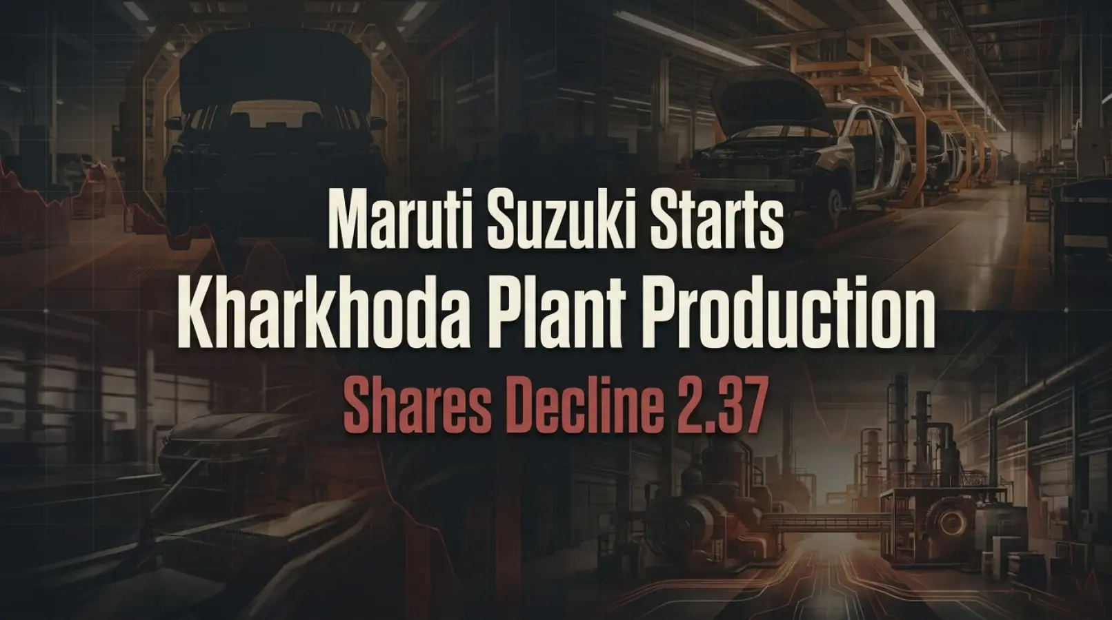 Maruti Suzuki Starts Kharkhoda Plant Production; Shares Decline 2.37%