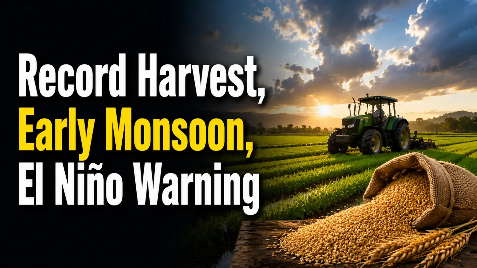 Record Harvest, Early Monsoon, El Niño Warning: What the RBI Annual Report’s Agri Data Means for Equity Investors