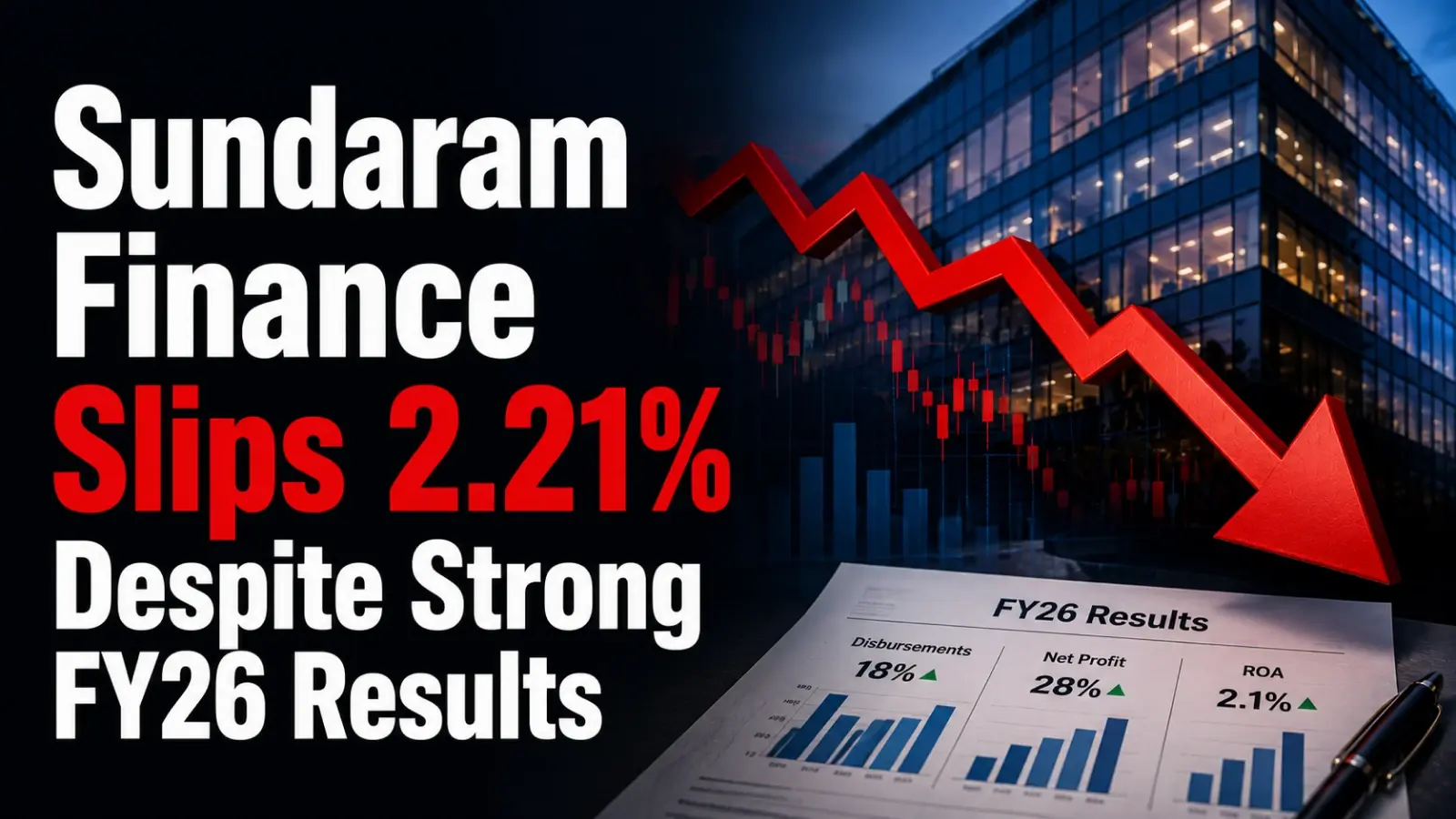 Sundaram Finance Slips 2.21% Despite Strong FY26 Results; PAT Up 19%, AUM Crosses ₹59,908 Cr