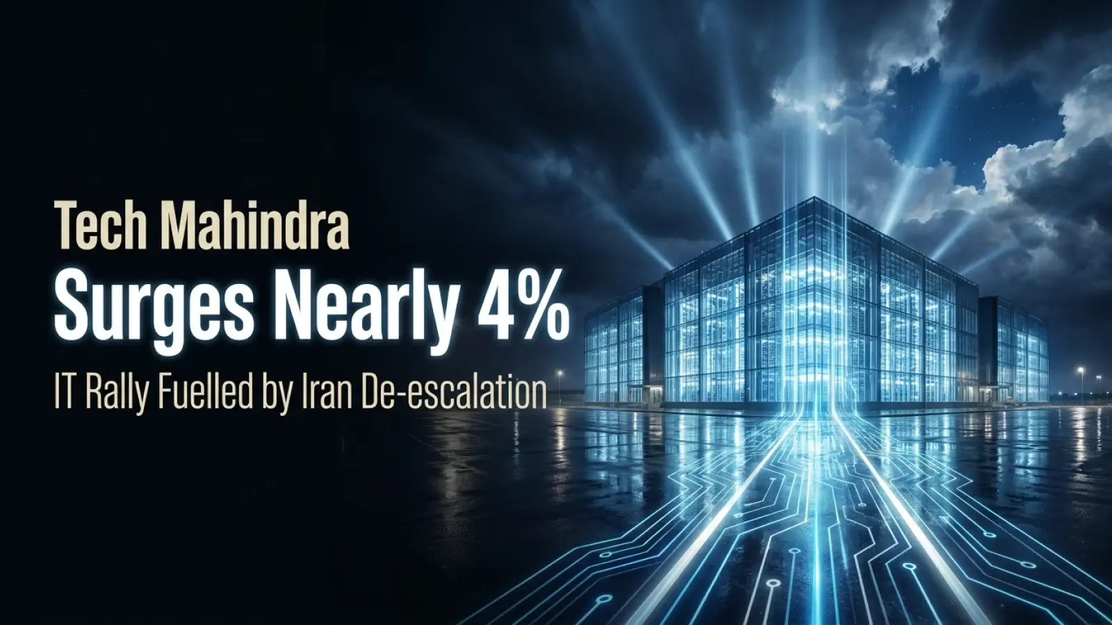 Tech Mahindra Surges Nearly 4% in Early Trade; IT Rally Fuelled by Iran De-escalation
