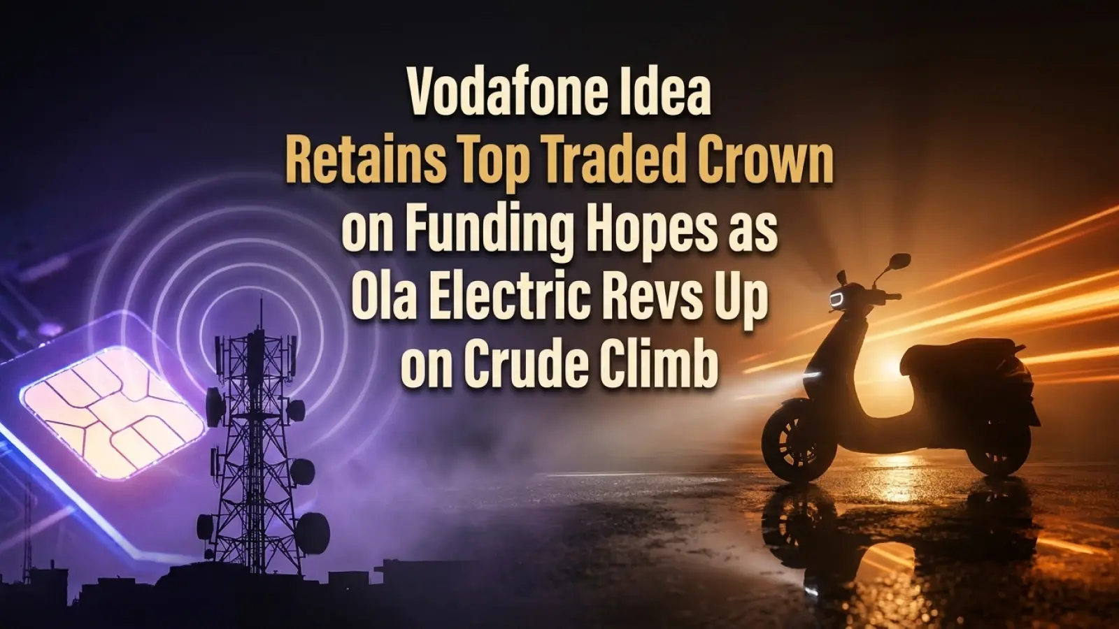 Trending Stocks Today: Vodafone Idea Retains Top-traded Crown on Funding Hopes as Ola Electric Revs Up on Crude Climb