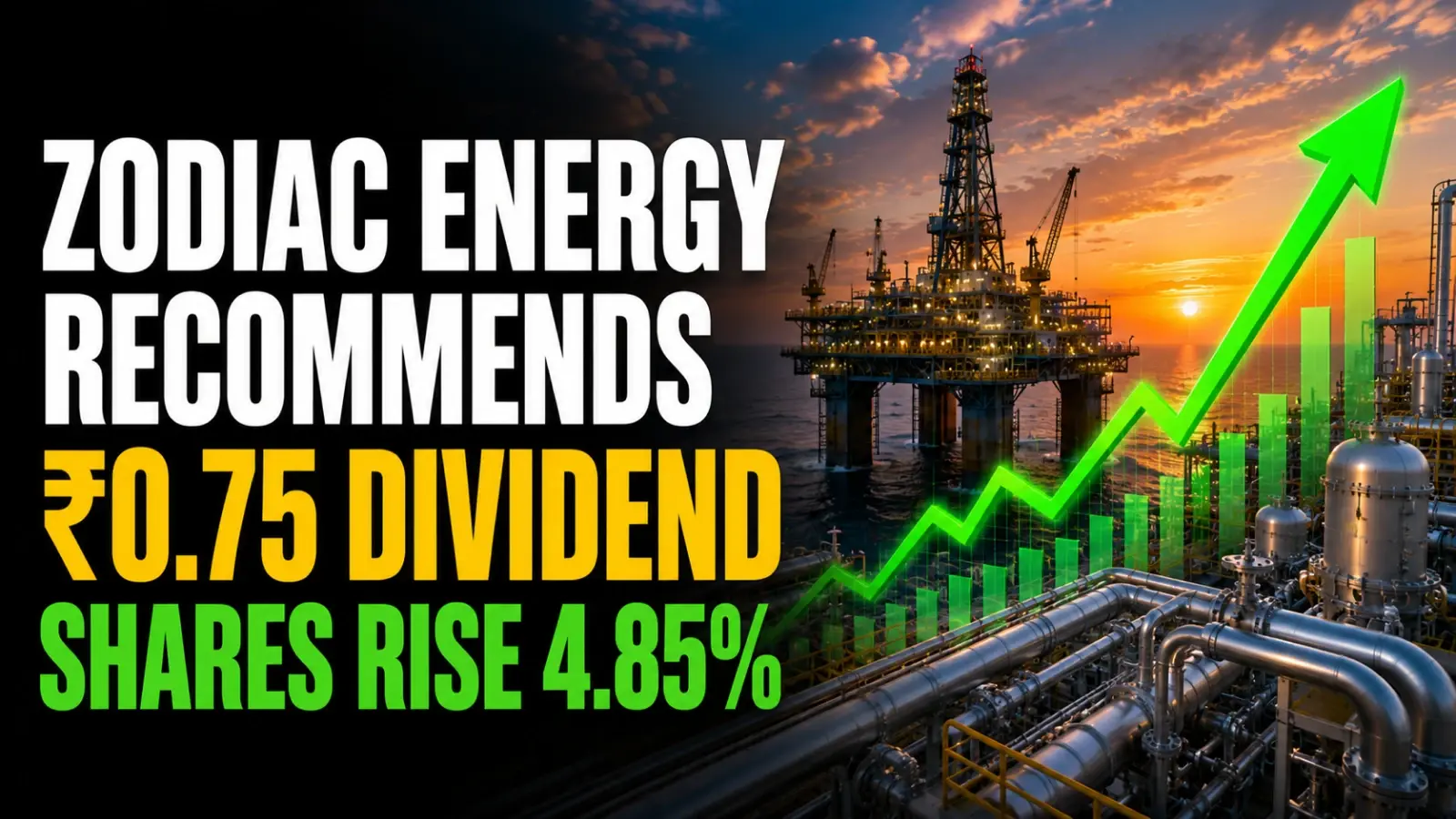 Zodiac Energy Recommends ₹0.75 Dividend; Shares Rise 4.85%