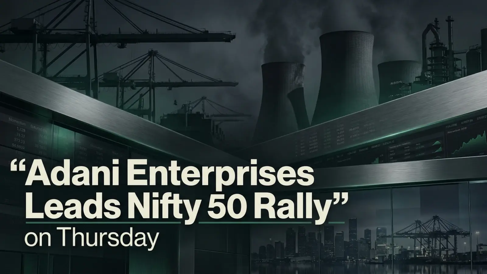 Nifty 50 Top Gainers: Adani Enterprises Leads Nifty 50 Rally on Thursday
