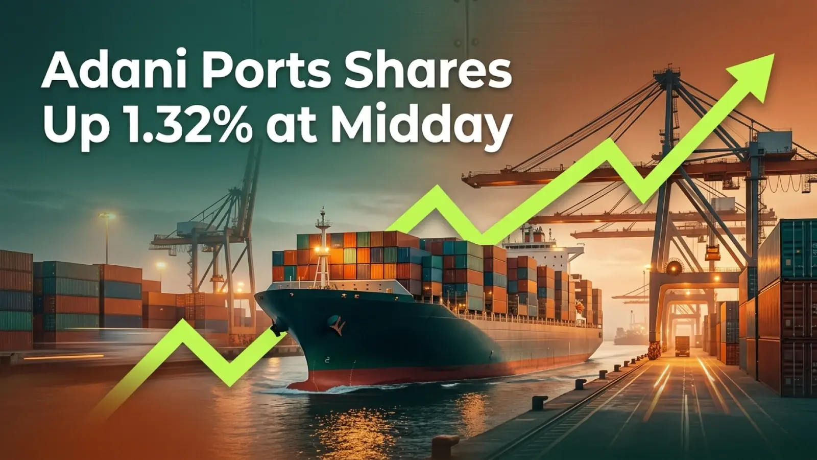 Adani Ports Defy Negative Sentiment, Emerges Top Nifty 50 Performer; Shares Up 1.32% at Midday