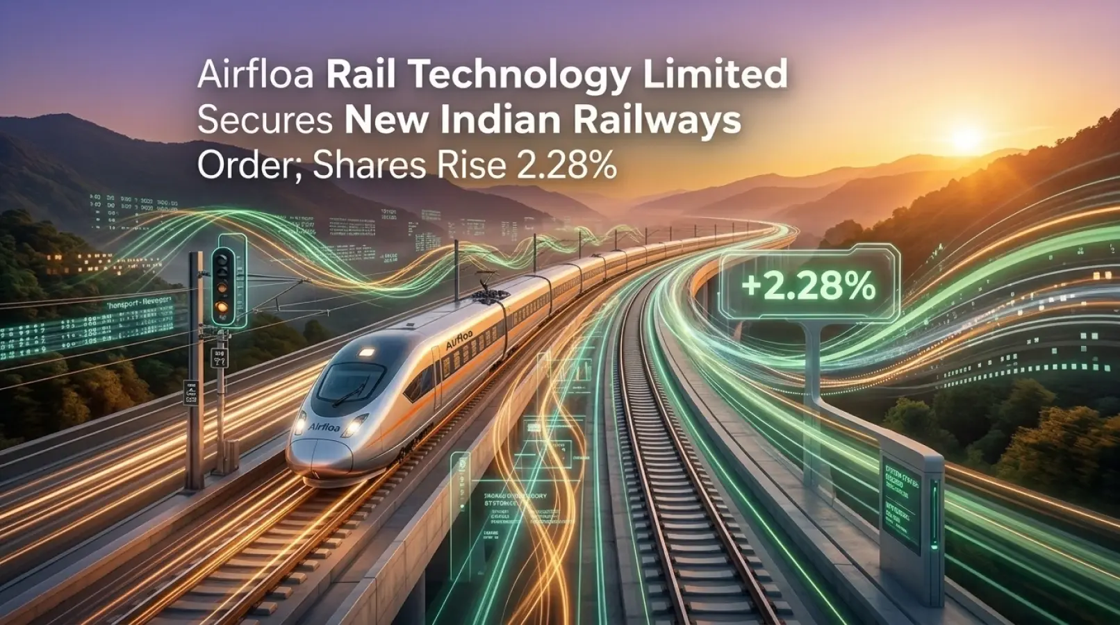 Airfloa Rail Technology Limited Secures New Indian Railways Order; Shares Rise 2.28%