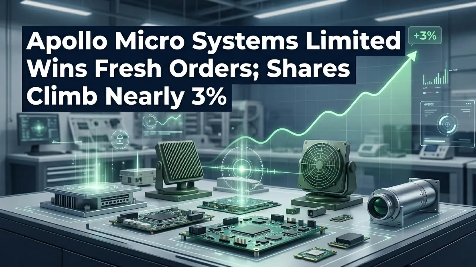 Apollo Micro Systems Limited Wins Fresh Orders; Shares Climb Nearly 3%