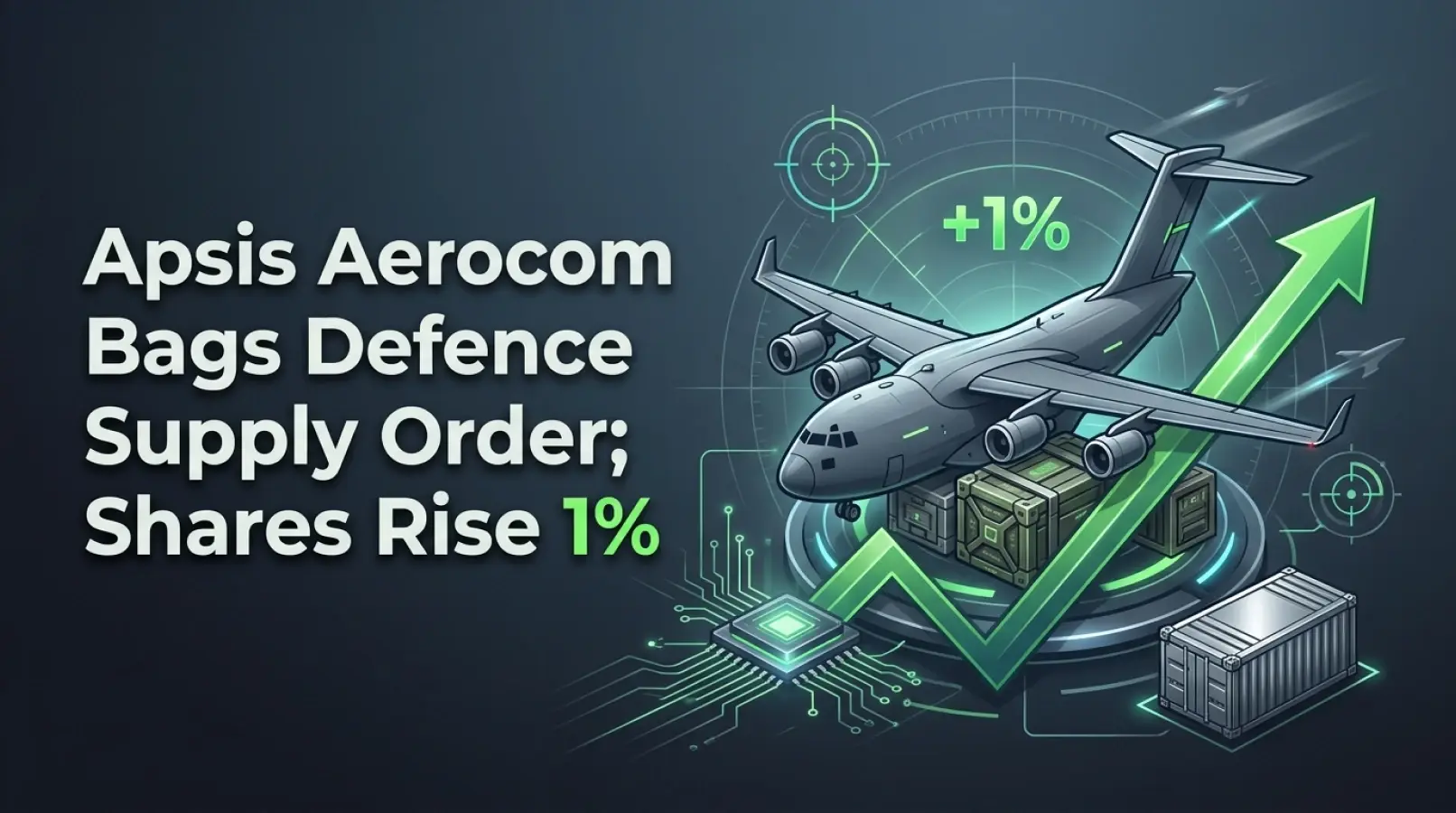 Apsis Aerocom Bags Defence Supply Order; Shares Rise 1%