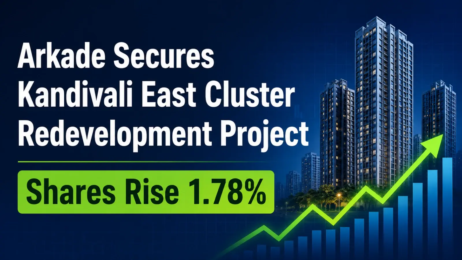 Arkade Secures Kandivali East Cluster Redevelopment Project Shares Rise 1.78%