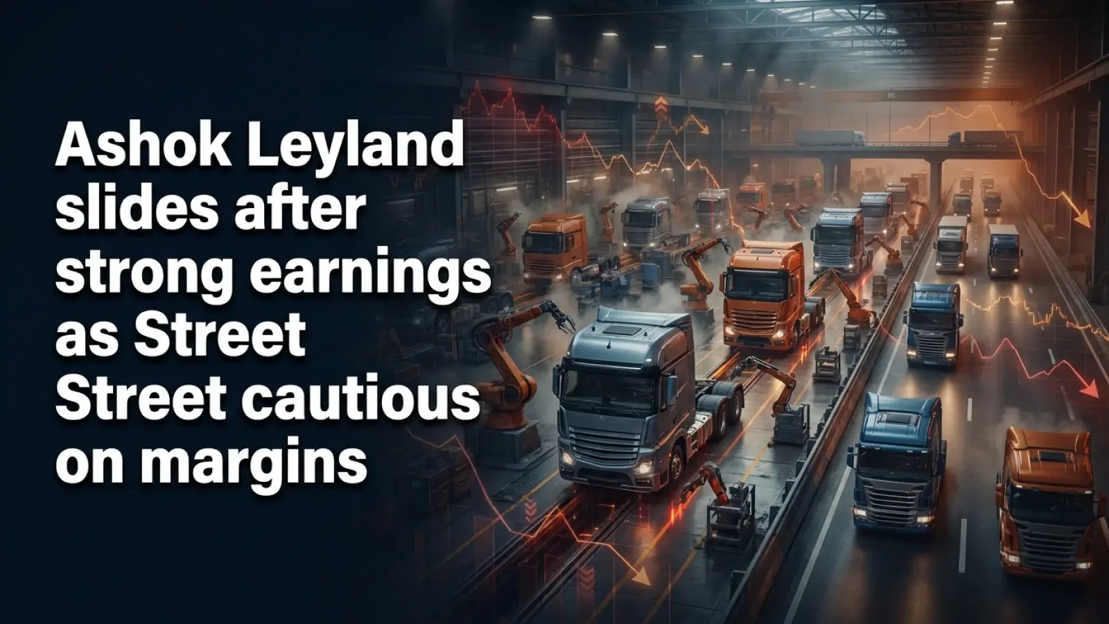 Ashok Leyland Share Slides After Reporting 14% Increase in Earnings as Street Cautious on Margins