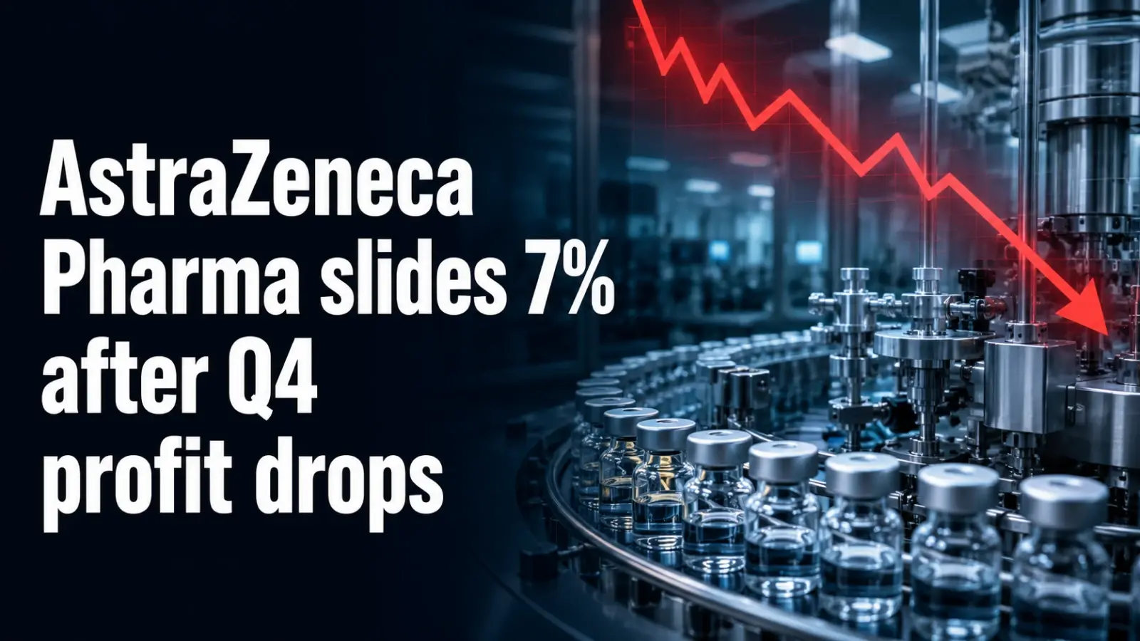 Q4 Results: AstraZeneca Pharma Shares Down 7% Profit Drops Despite Strong Revenue Growth