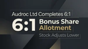 Audroc Ltd Completes 6:1 Bonus Share Allotment; Stock Adjusts Lower 