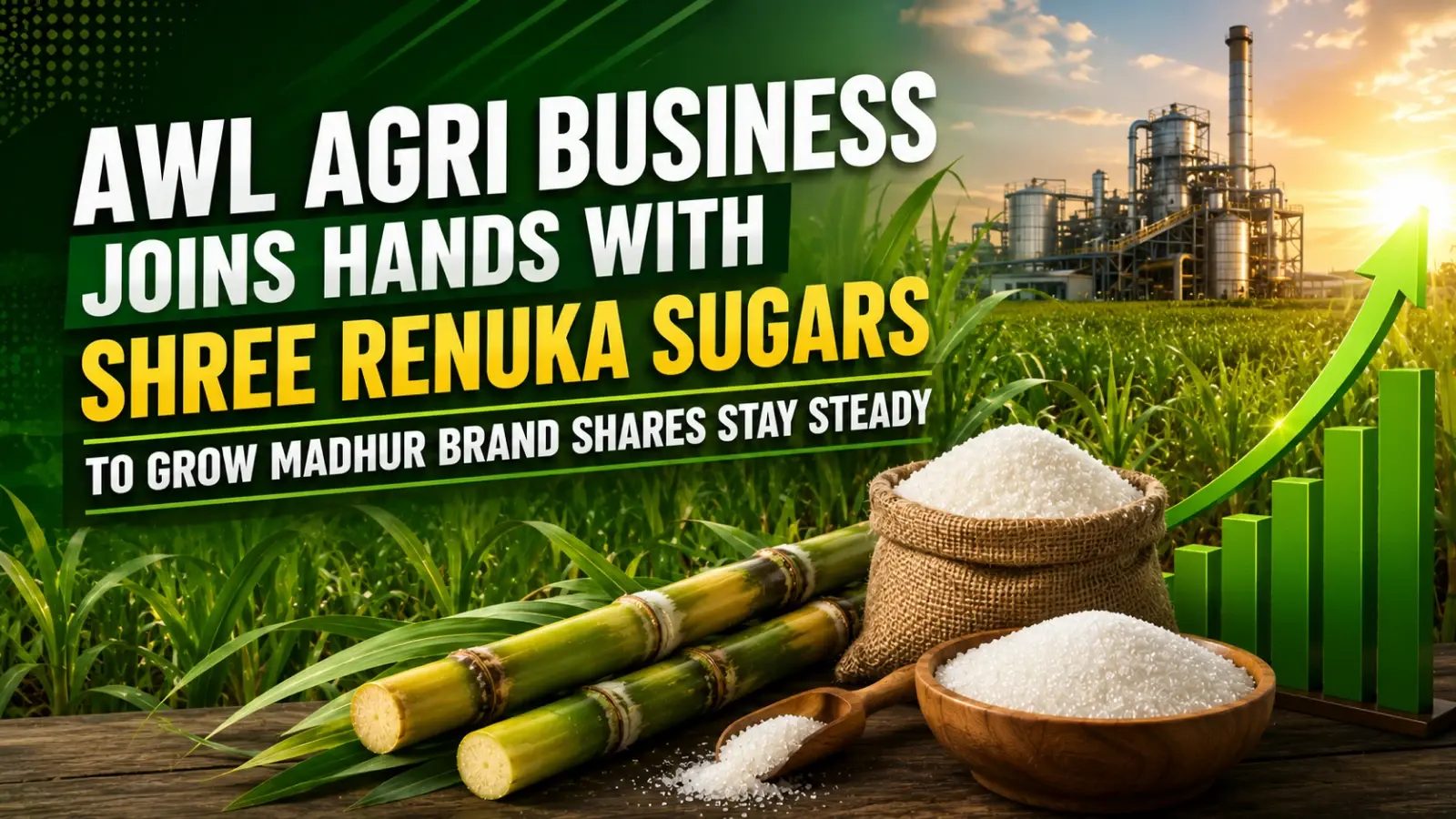 AWL Agri Business Joins Hands With Shree Renuka Sugars To Grow Madhur Brand; Shares Stay Steady
