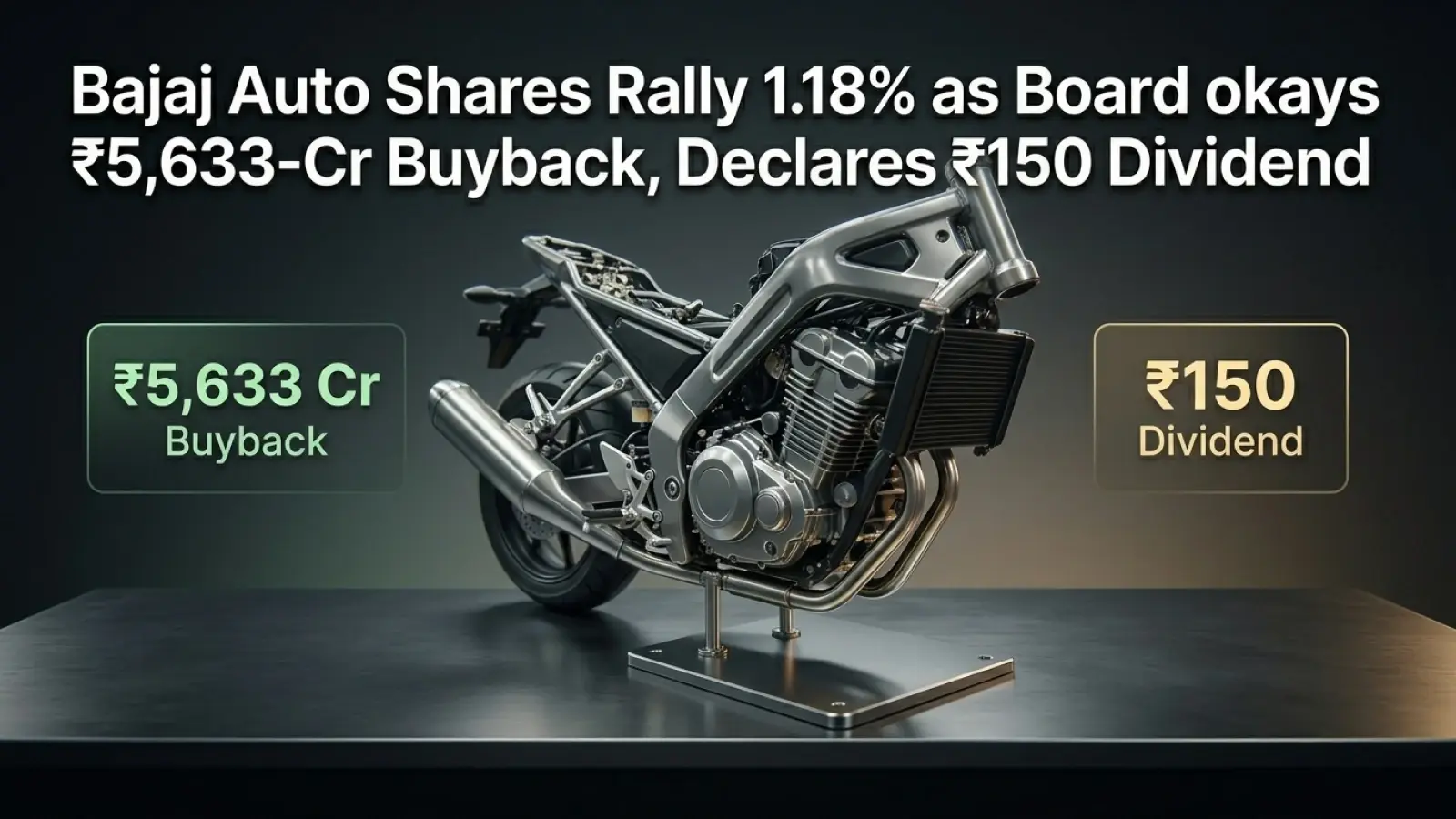 Bajaj Auto Shares Rally 1.18% as Board Okays ₹5,633-Crore Buyback, Declares ₹150 Dividend