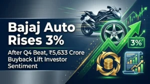 Bajaj Auto Rises 3% After Q4 Beat, ₹5,633 Crore Buyback Lift Investor Sentiment