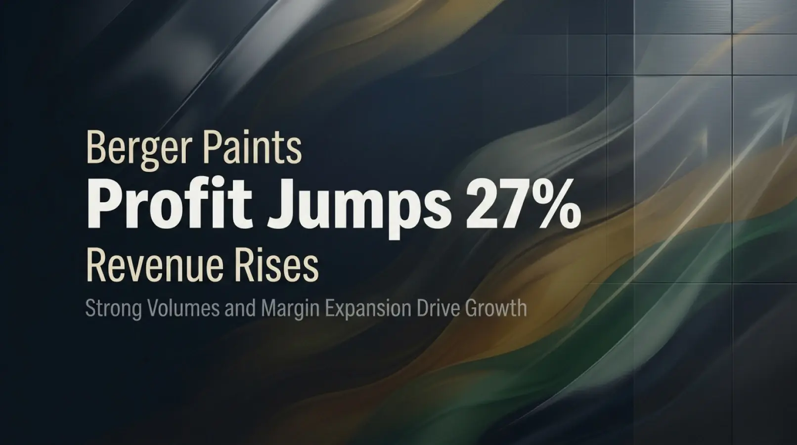 Berger Paints Profit Jumps 27% on Strong Volumes; Revenue Rises
