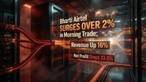 Bharti Airtel Surges Over 2% in Morning Trade; FY26 Q4 Revenue Up 16%, Net Profit Drops 33.5%