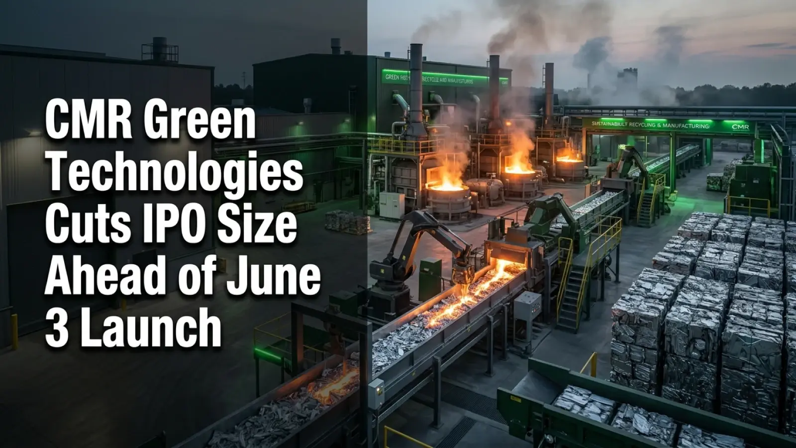 CMR Green Technologies Cuts IPO Size Ahead of June 3 Launch