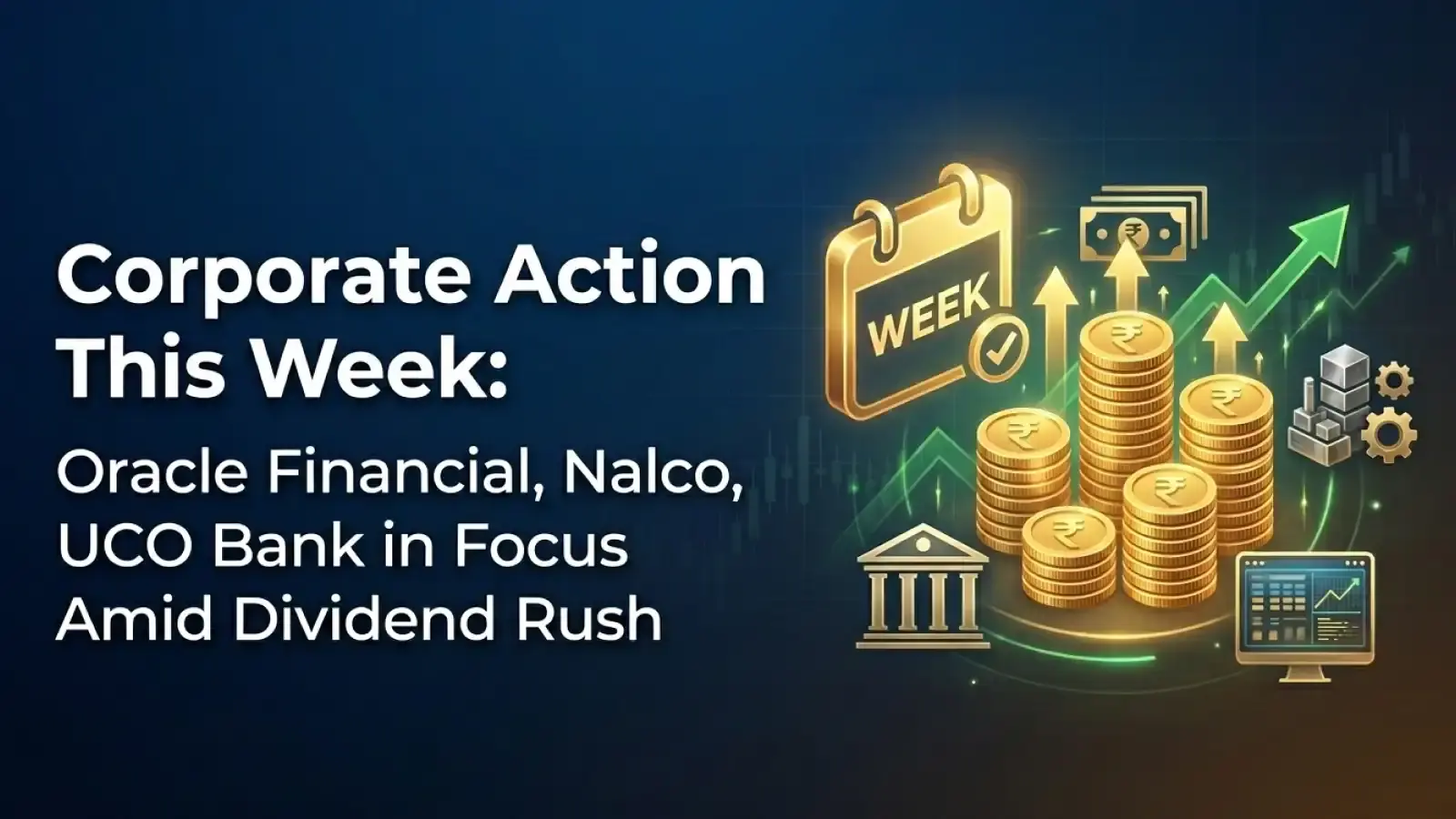 Corporate Action This Week: Oracle Financial, Nalco, UCO Bank in Focus Amid Dividend Rush