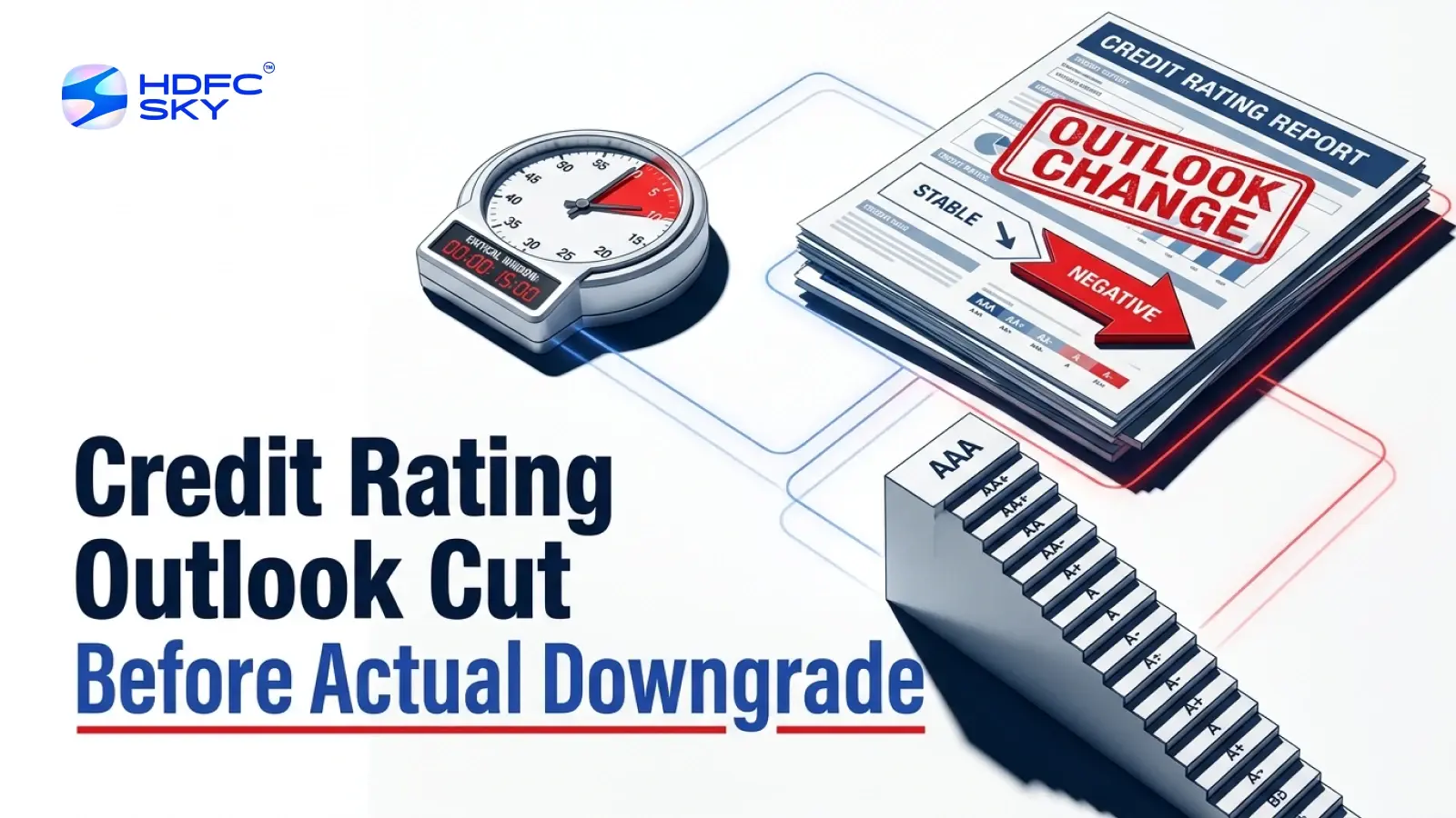 How to Read a Credit Rating Downgrade Outlook as an Early Stock Risk Signal: Before the Downgrade