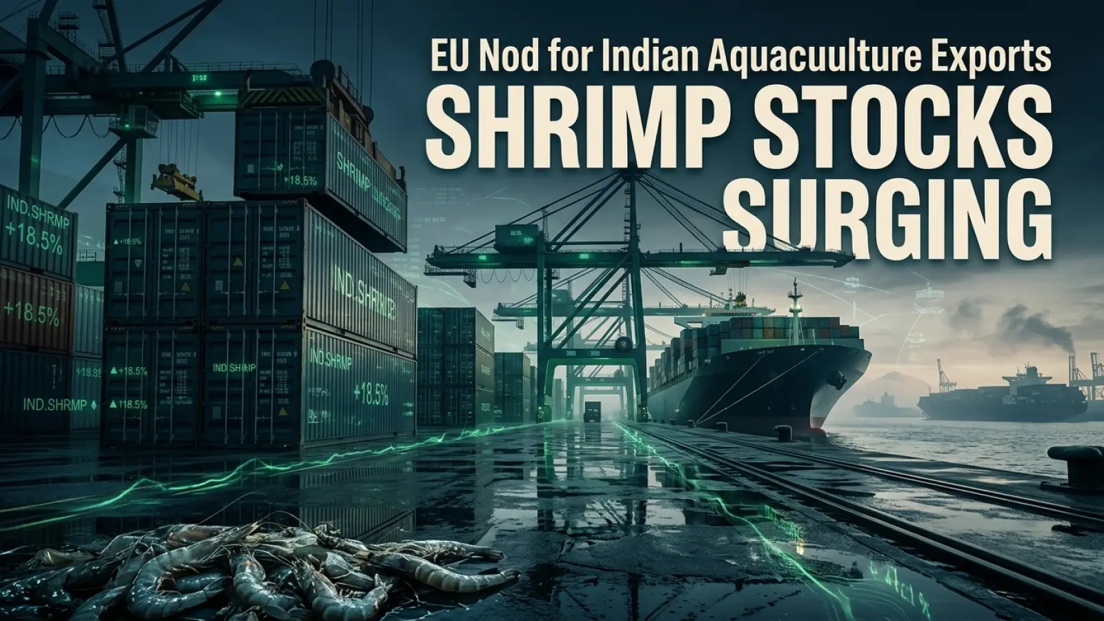 Shrimp Stocks Surge on Friday After EU Nod for Indian Aquaculture Exports 