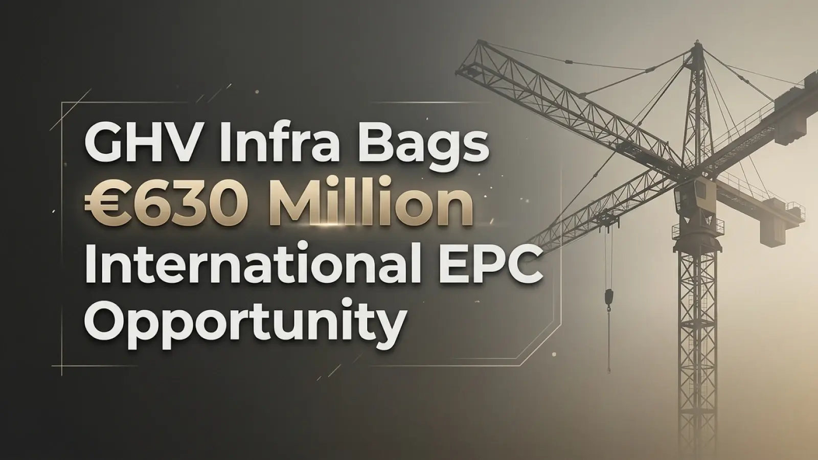 GHV Infra Bags €630 Million International EPC Opportunity 