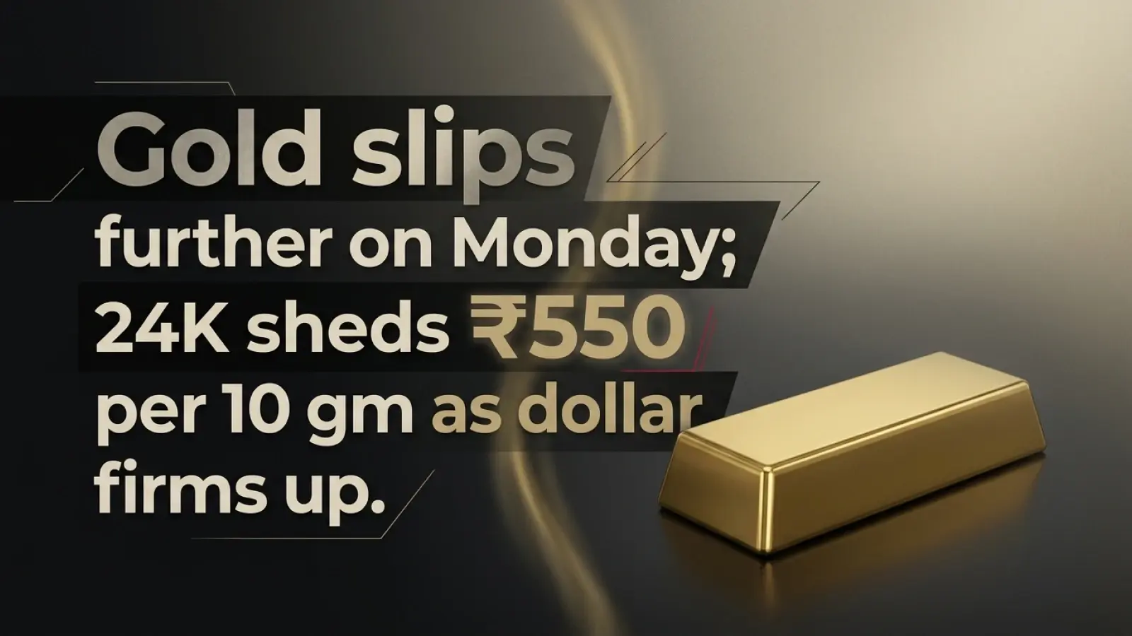 Gold Rate Today, May 11 2026: Gold Slips Further on Monday; 24K Sheds ₹550 per 10 gm as Dollar Firms Up