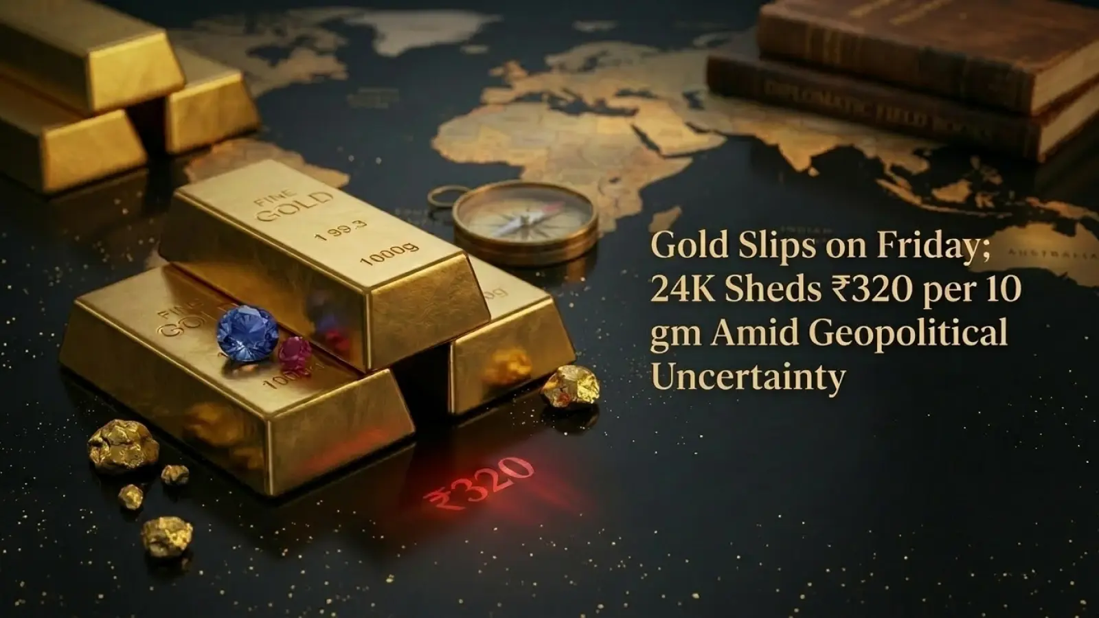 Gold Rate Today, May 8: Gold Slips on Friday; 24K Sheds ₹320 per 10 gm Amid Geopolitical Uncertainty