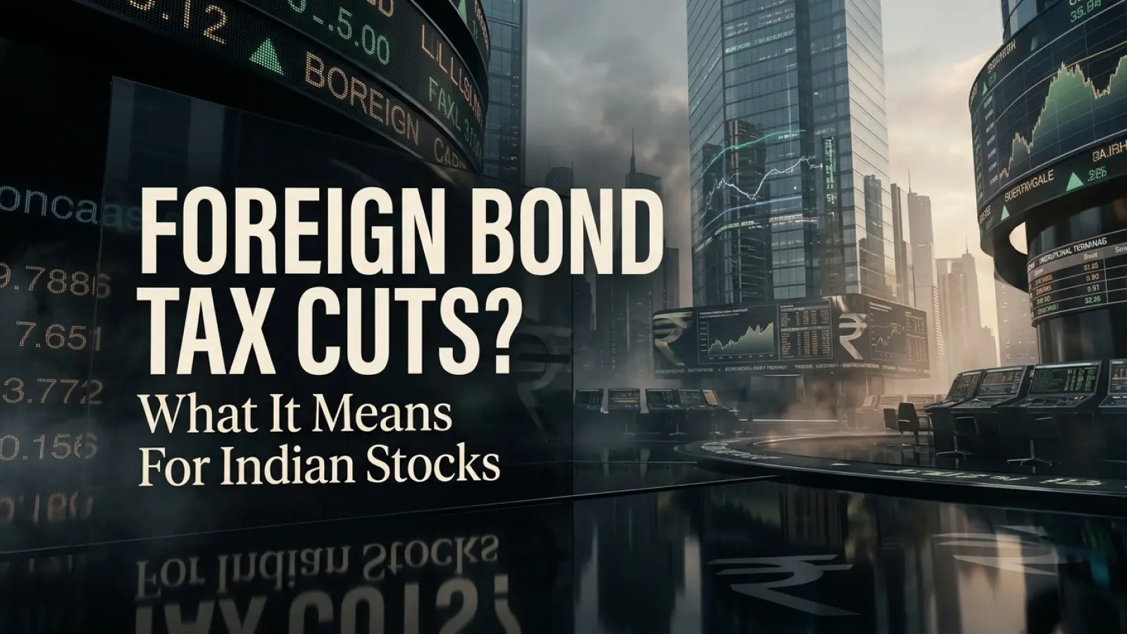 Govt Mulling Tax Cuts on Foreign Bond Investments: What It Means for Indian Stocks