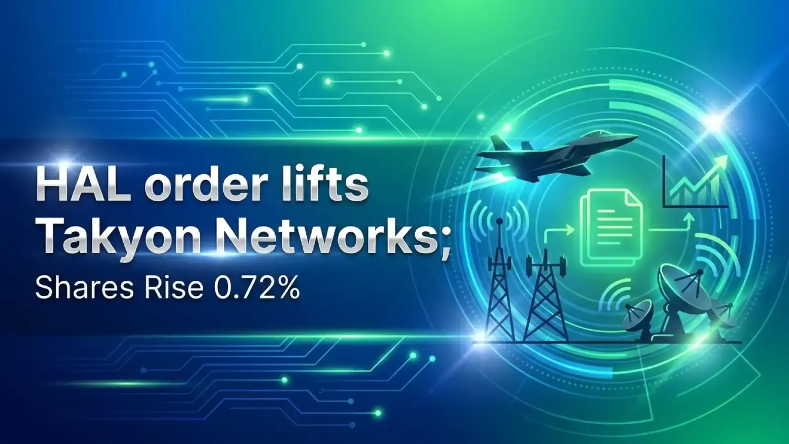 HAL Order lifts Takyon Networks; Shares Rise 0.72% 