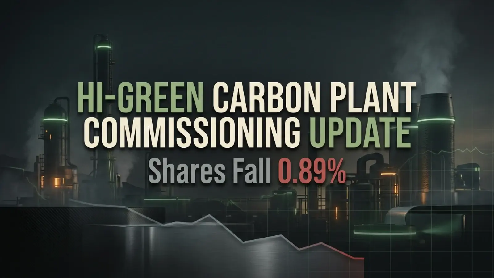 Hi-Green Carbon Plant Commissioning Update; Shares Fall 0.89%