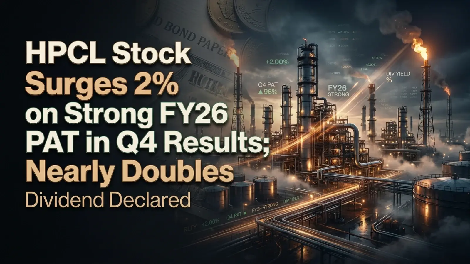 Q4 Results: HPCL Stock Surges 2% on Strong FY26 Results; PAT Nearly Doubles, Dividend Declared