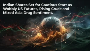 Indian Shares Set for Cautious Start as Wobbly US Futures, Rising Crude and Mixed Asia Drag Sentiment 