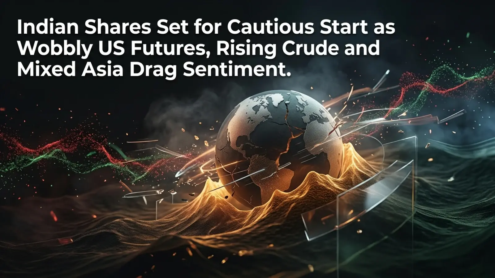 Indian Shares Set for Cautious Start as Wobbly US Futures, Rising Crude and Mixed Asia Drag Sentiment 