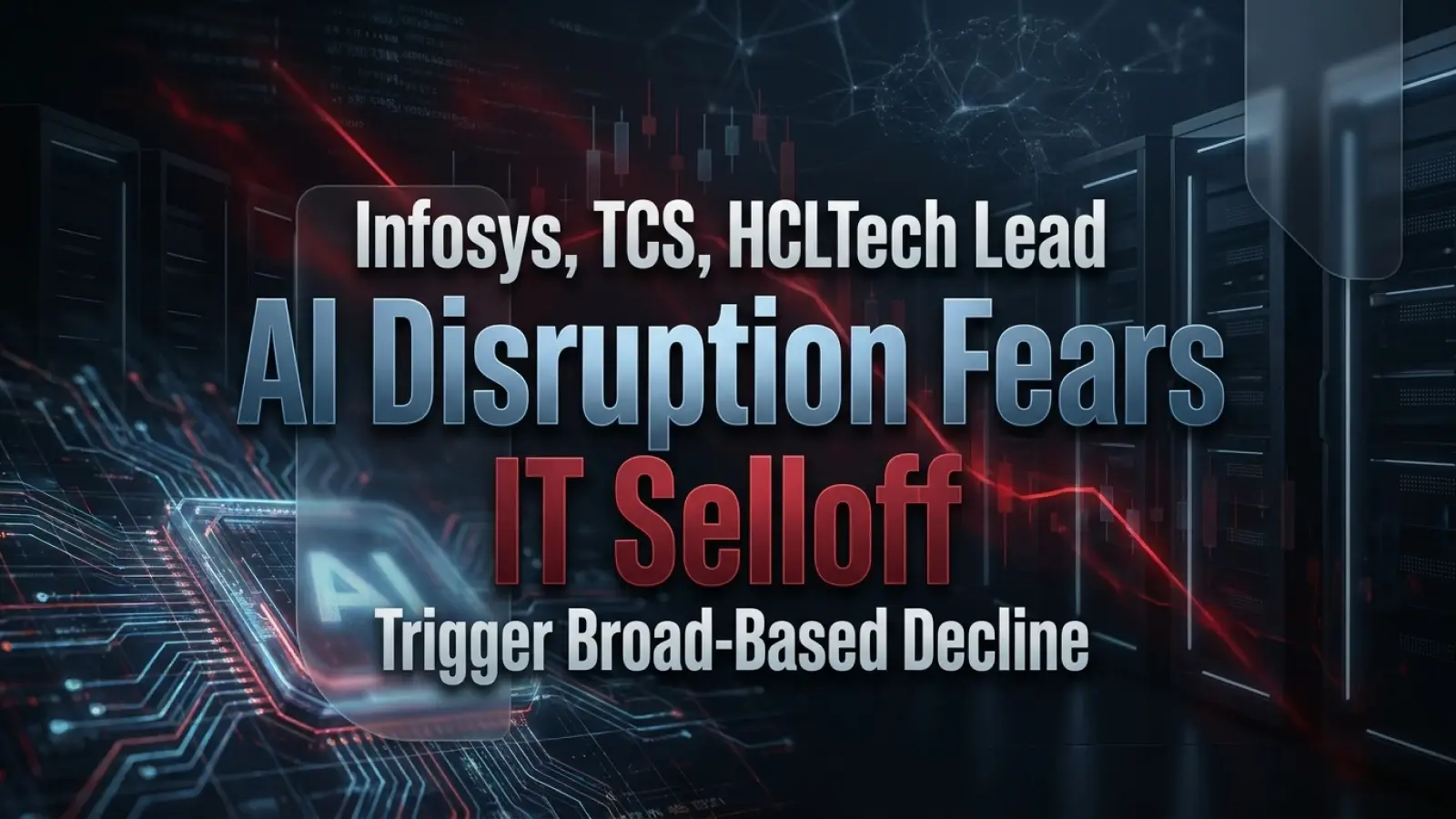 Infosys, TCS, HCLTech Lead IT Selloff as AI Disruption Fears Trigger Broad-Based Decline